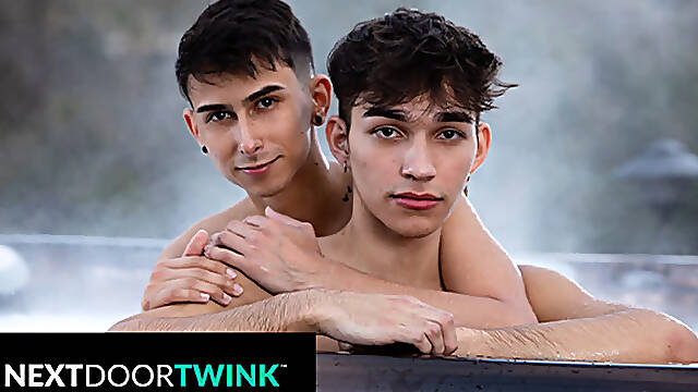 NEXT DOOR TWINK - Two Shy Twinks Turn Slutty - Kai & Dylan’s Big Cocks in Wet Tw