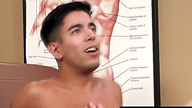 Doctor Legrand Wolf pumping his long dick at Milo Miles prostate gland