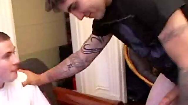 Rick Water meets Rock Lee and brings him home to watch some porn. Rock pulls off his pants and Rick goes down on him. After getting some great head, Rock sucks on Ricks cock and soon Rock is...