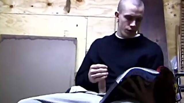 Young Shane returns home from work, grabs a porn magazine and heads to the garage. There, he strips down and starts stroking. Along the way, he pauses to taste his pre-cum, before taking himself to...