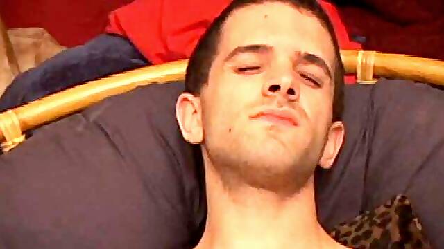 Tattooed Jesse is happy to jack off wherever and whenever he pleases. Lucky for us, were there for the show. He tugs at his hardening cock, while sitting in a chair, before he stands up and defies...