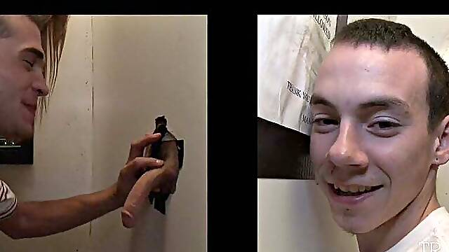 Horny gloryhole Amateur Sucked