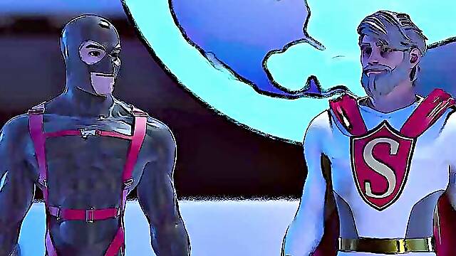 SodomySquad - BBC Superhero Shoves Cock In His Own Ass For A Good Self Fucking