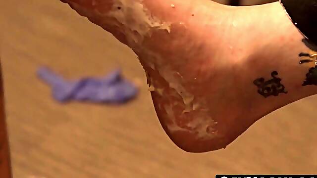 Mistress Kinako enjoys serving as a toy for Yoshi Kawasakis foot fetish desires
