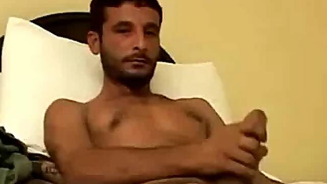Big-Cocked Turkish Man Masturbating Solo