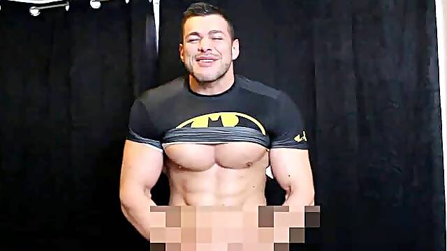 Muscular bat hero