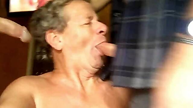 2 Hard Cocks Share 1 Mouth, Faggot StewB Has Been a Busy Cocksucker