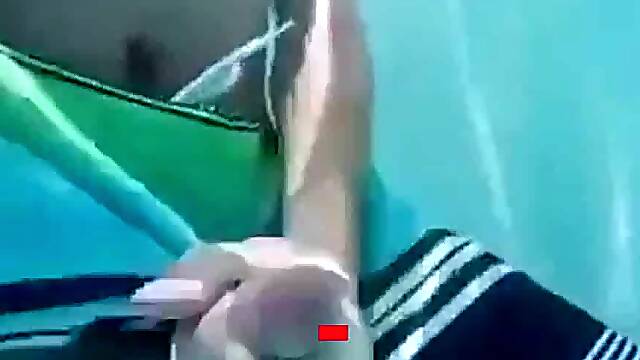 Underwater Jerk-Off Session Outdoors - Amateur Style