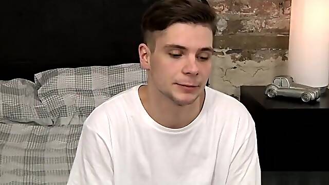 Polish Alex Strokes His Pole - Alex Sky