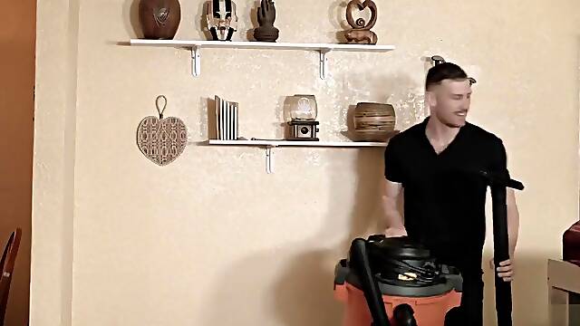 Cheating On His Wife While Doing The Housework