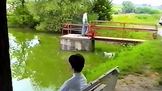 Vintage Friends Have Fun In City Park Maglover`s Gay Porn