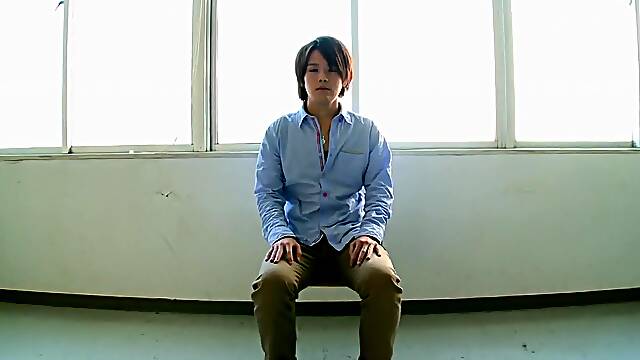 Fabulous Asian homosexual twinks in Best rimming, crossdressers JAV video