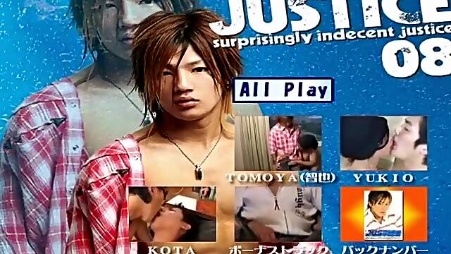 Fabulous Asian gay guys in Crazy handjob, threesomes JAV scene