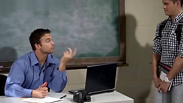 Teacher confronts student with gay photos and gives the student a lesson