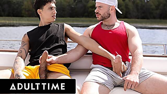 Straight Buddies Marcus Mcneil &amp; Angel Elias Turn Disappointing Boat Day Into Hard Fuck