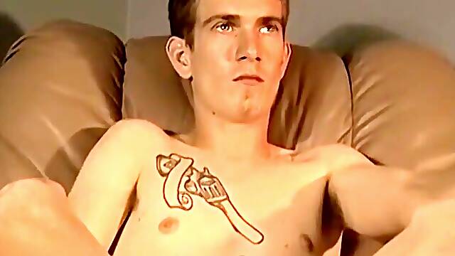 JoeSchmoeXXX.com - Solo action and monster cock on weak and skinny pale twink with lust