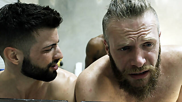 Carpenters pay with their assholes to pass inspection!