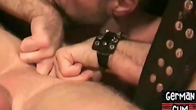 German DILFs fisting and having oral during group sex