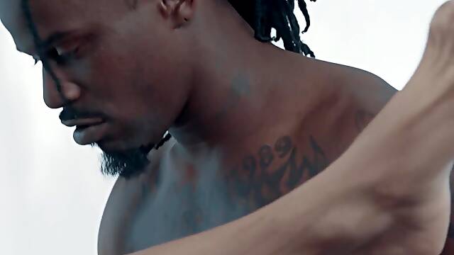 Passionate anal sex with black jocks Fame and Koji Xander