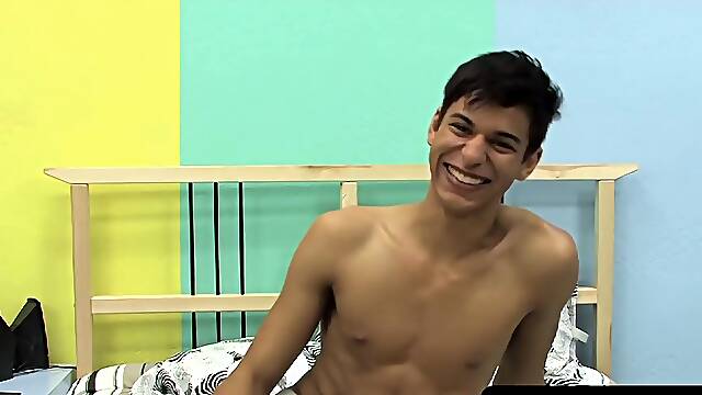 Pierced Sebastians raw interview with his kinky friend, who craves for hard cock