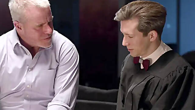 My Younger Lover: Grad Cap & Gown on Doggy Style