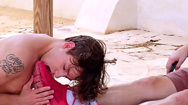 Blowing Zac and His Feet with Mother Nature as Witness