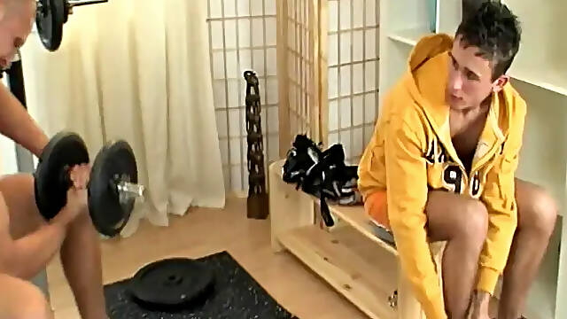 Face-Fucking Hard in the Gym