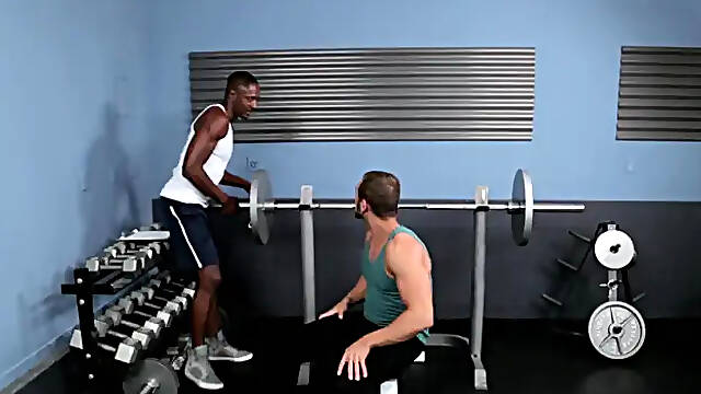 Next Door Studios: Brock Unleashes Dereks Massive Cock