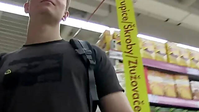 Czech Hunter: A Reluctant BJ in the Mall Restroom