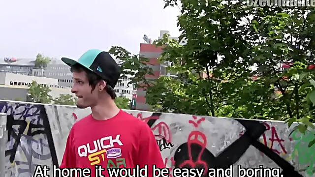 Czech Hunter: Metro Mischief: Peeping on Dicks