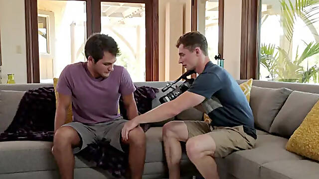 Next Door Casting: Markies Guiding Hand on Blakes Booty