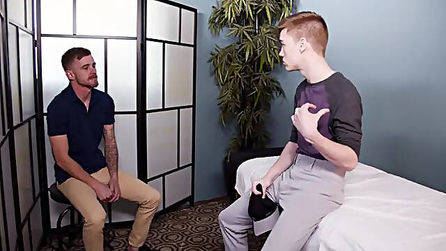 Next Door Taboo: Stepbrother Massage Leads to Twink Fun