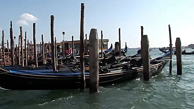 Blond-haired Boys Indulge in Italys Delights