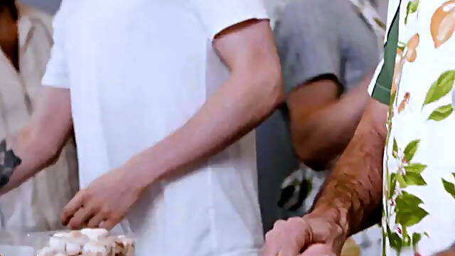 Four Men, One Apron, Zero inhibitions