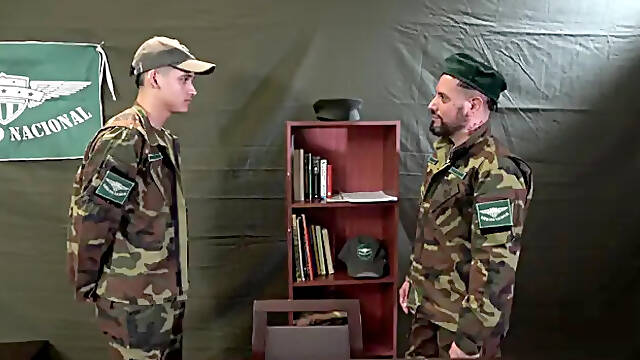 Private Richards Initiation Into Gay Service