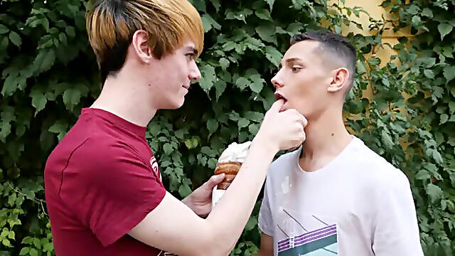 Crazy Cum-on-Partner Antics by Nils and AJ