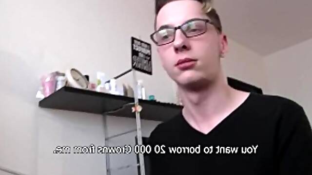 Debt Dandy - Perfect 18 yr old throat fucking indoors