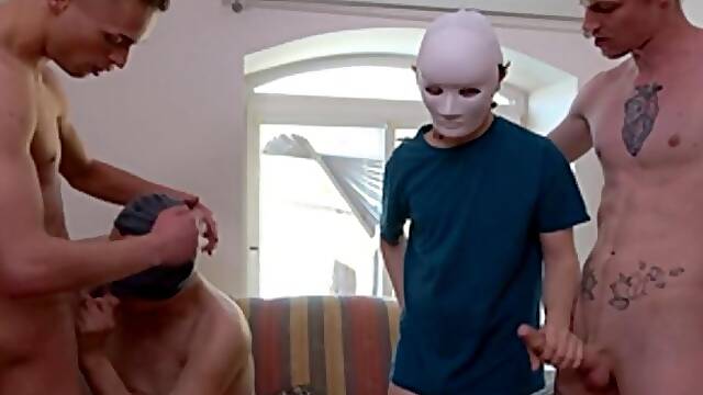 ClubBangBoys - Gay Andel L in mask plowed by Jack Black