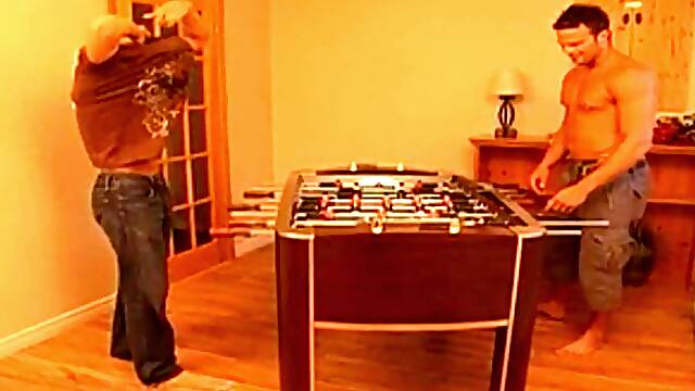 Next Door Buddies: The Ultimate Strip-Foosball Battle
