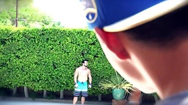 Pride Studios: Blonde boys poolside rut