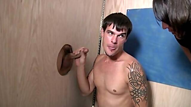 Men: Glory Hole Surprise with a Muscular Tattooed Latin Lover