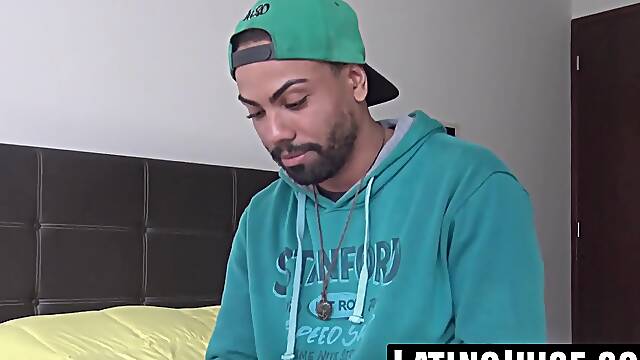 Bearded Thiago addicted to flavor of my uncut dick