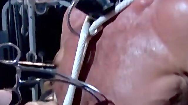 MuscleJockBound.com - Bryce Pierce clamps Lucas nipples for torment play