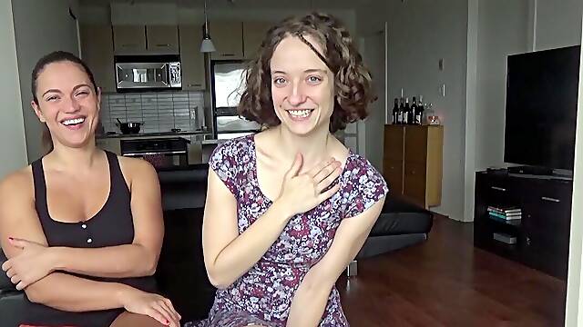 Lesbian Amateurs Exploring Each Other's Bodies