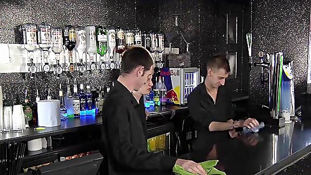 Corey Connor blows Jacob Daniels and Sky James passionately