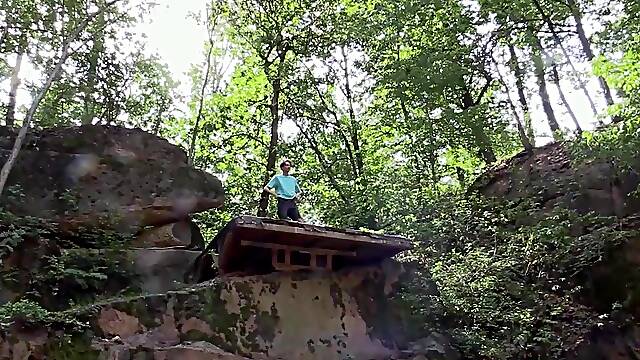 BIGSTR - Youthful Athlete Escapes The Village For Steamy Woods Play With Hawt Blowjobs & Intensive Action