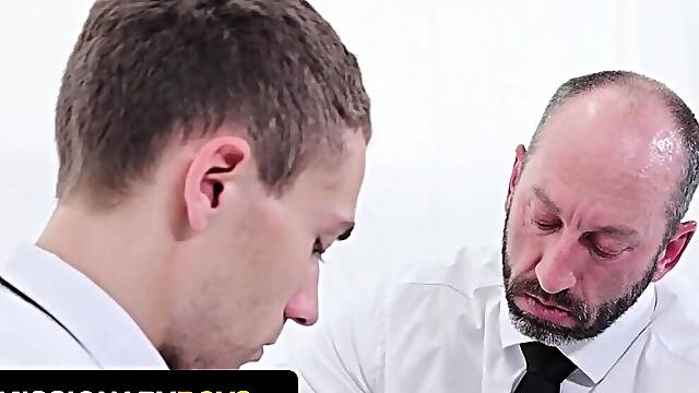 Perv Priest Muscled Madison Tests Twink Hunk Adrian Duval's Submission Butthole - Missionary Guys