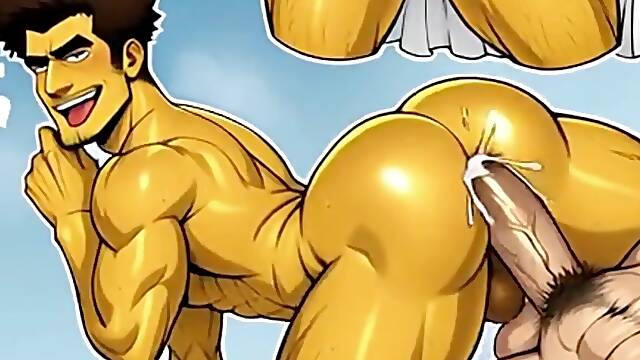 Compilation of homo anal-act of love in a Simpsons toon style. Bara Comics Animation.