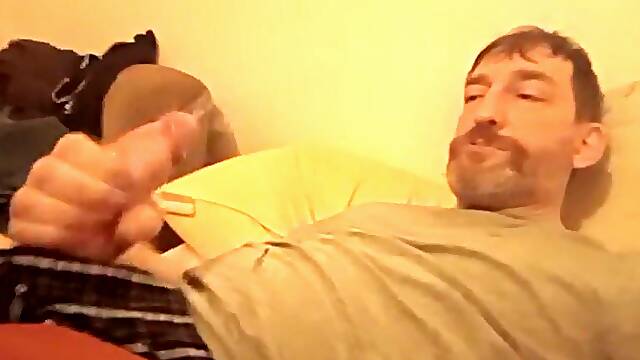 Shower of cum self facial stroke large coc