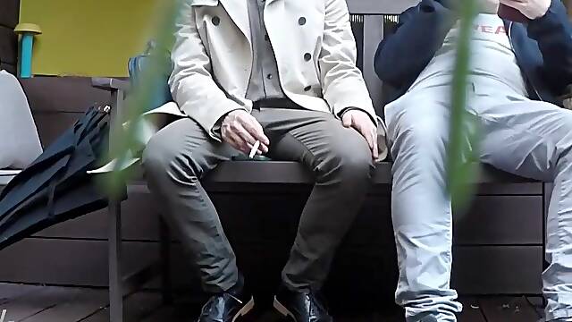 A bench rencounter turns into a public void urine humiliation